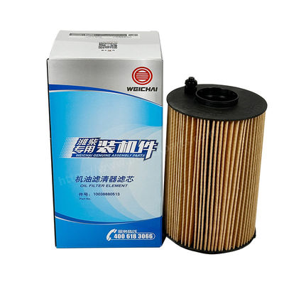 Части двигателя Weichai Нефтяной фильтр 10038880513 Для грузовика FAW Jiefang